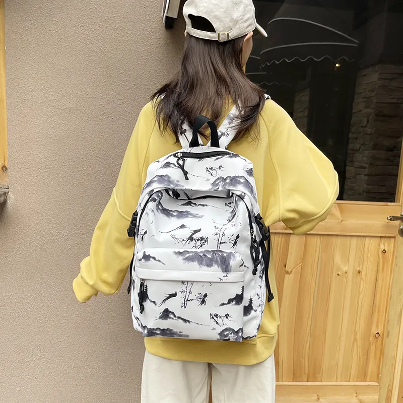 URBAN FOREST Nylon Backpack Unisex Multicolor-2