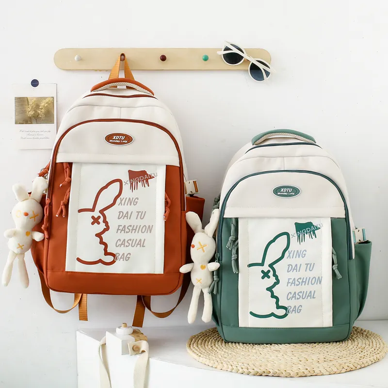 URBAN FOREST Nylon Backpack Unisex Multicolor-9