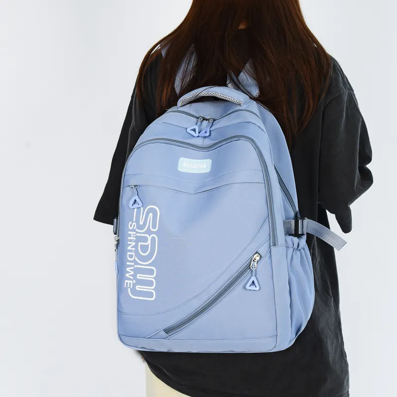 URBAN FOREST Oxford Backpack Regular Unisex Black/Burgundy/Blue/White & Red/White & Gray-7