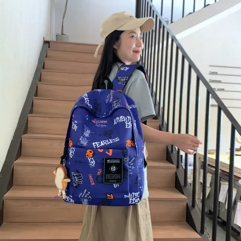 URBAN FOREST Nylon Backpack Unisex Multicolor-8