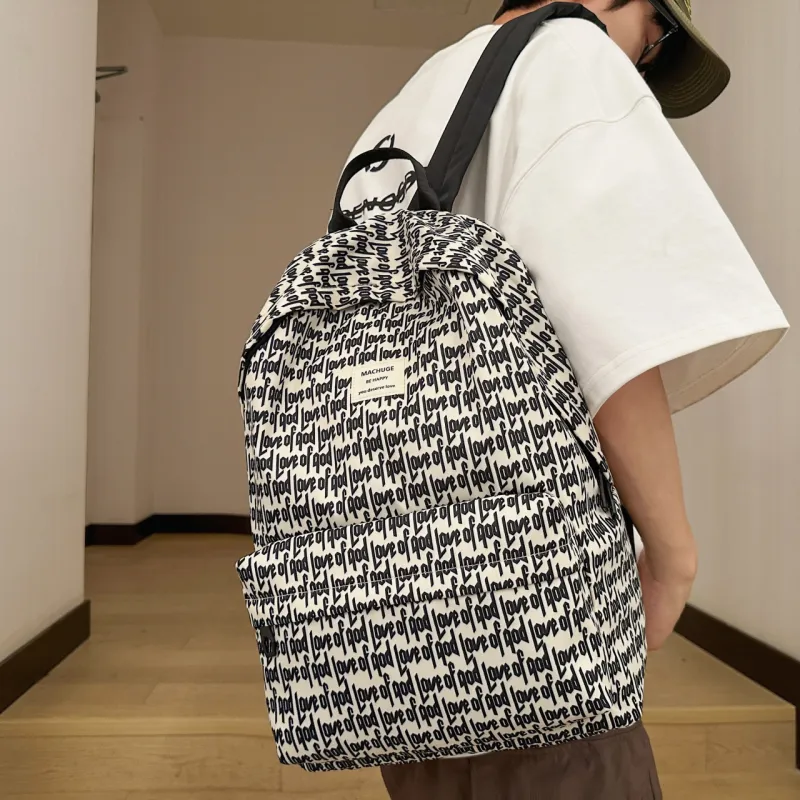 URBAN FOREST Nylon Backpack Unisex Multicolor-1