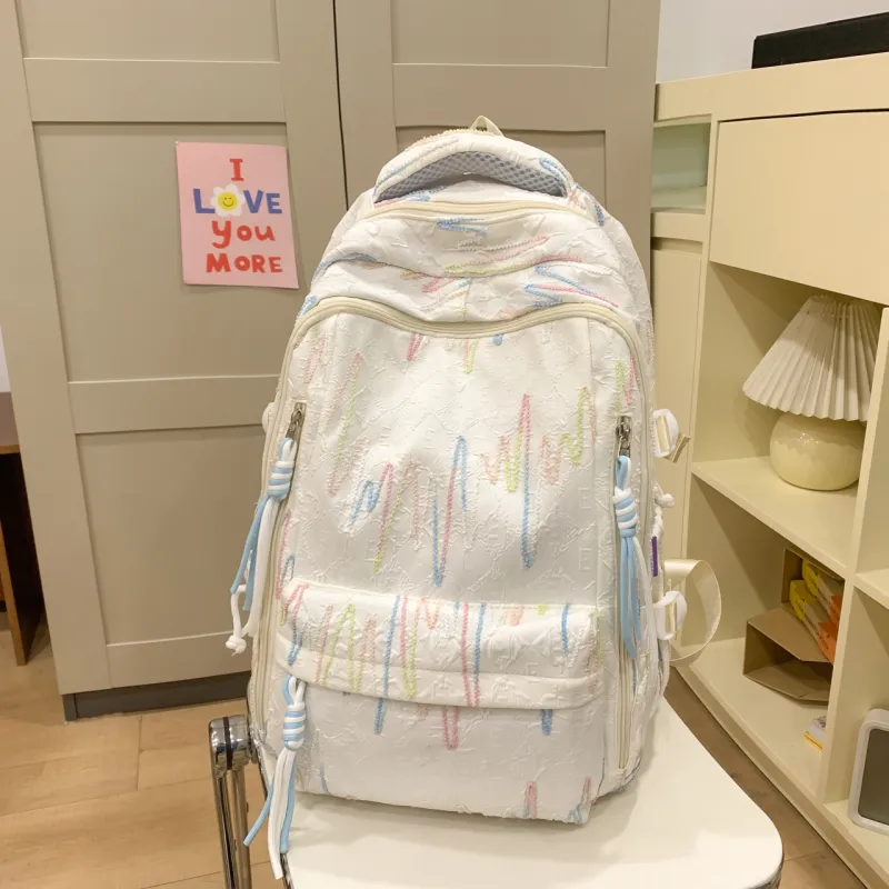 URBAN FOREST Nylon Backpack Tubas Unisex Multicolor-3