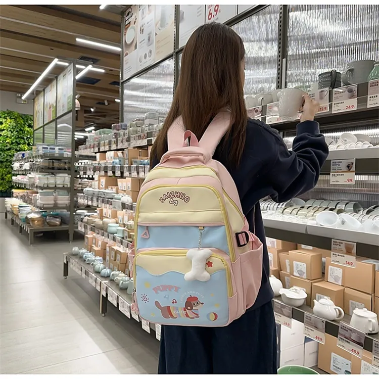 URBAN FOREST Nylon Backpack Unisex Multicolor-8