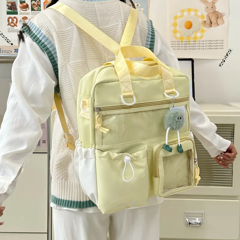 URBAN FOREST Nylon Backpack Regular Unisex Multicolor-5