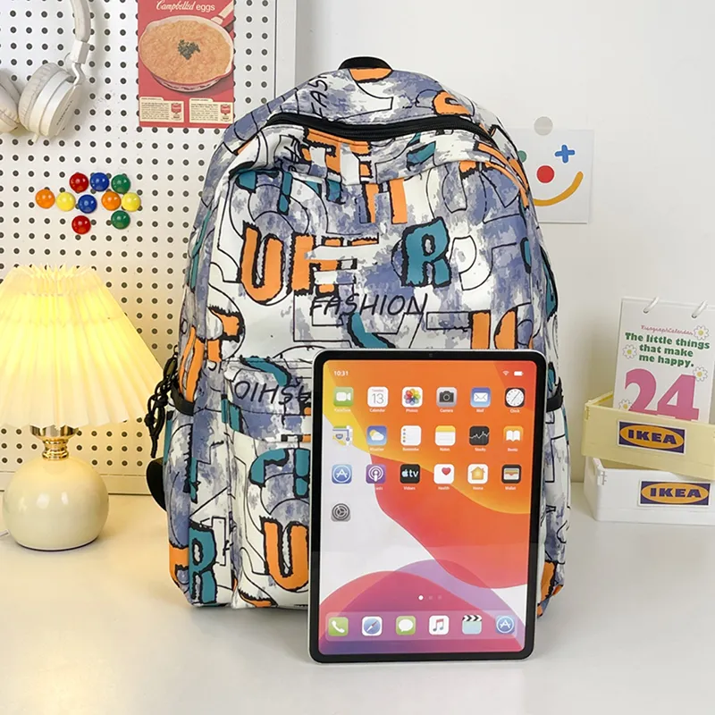 URBAN FOREST Nylon Backpack Unisex Multicolor-10