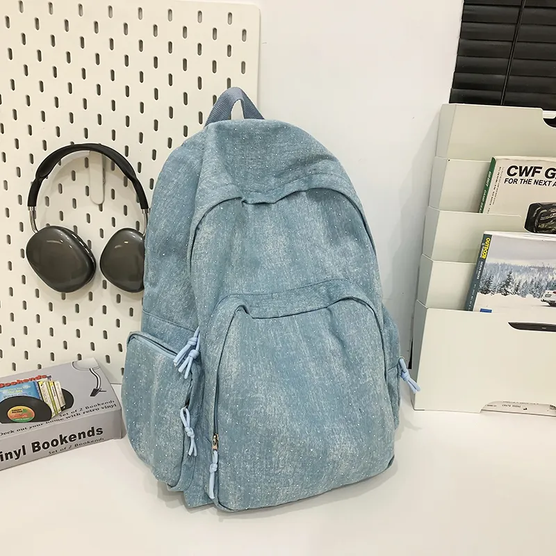 URBAN FOREST Denim Backpack Regular Unisex Multicolor-7