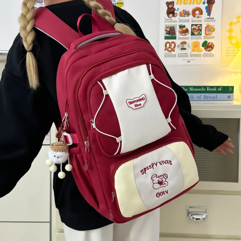 URBAN FOREST Polyester Backpack Regular Women's Multicolor-5