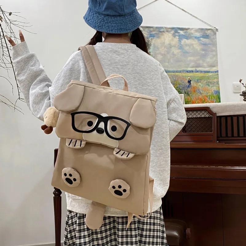 URBAN FOREST Nylon Fabric Backpack Unisex Multicolor-18