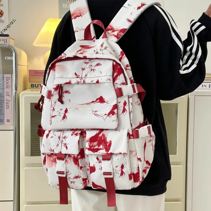 URBAN FOREST Nylon Backpack Unisex Multicolor-2
