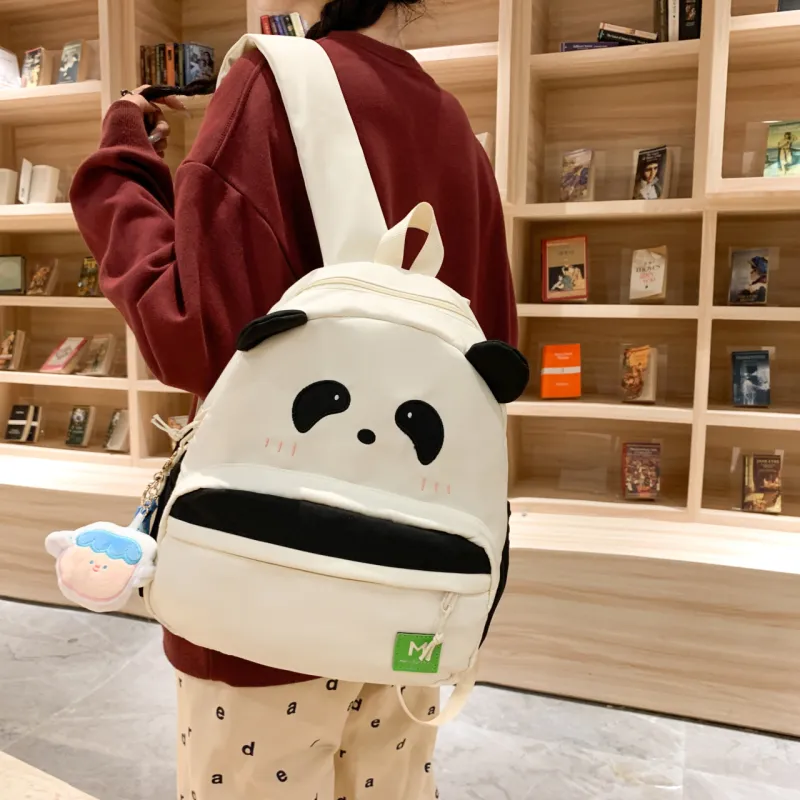 URBAN FOREST Nylon Backpack Women's White-4