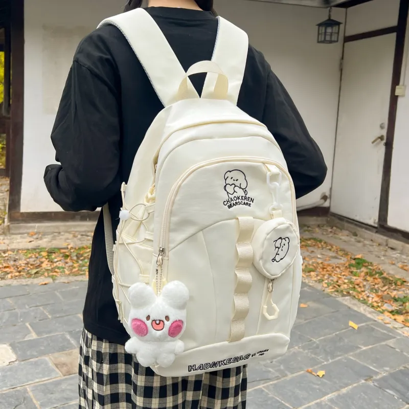 URBAN FOREST Composite Cloth Backpack Unisex Multicolor-3