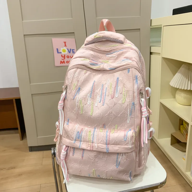 URBAN FOREST Nylon Backpack Tubas Unisex Multicolor-16