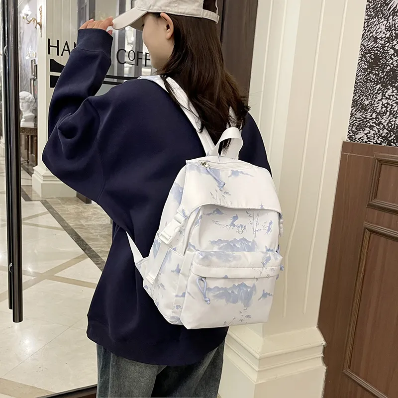 URBAN FOREST Nylon Backpack Unisex Multicolor-15