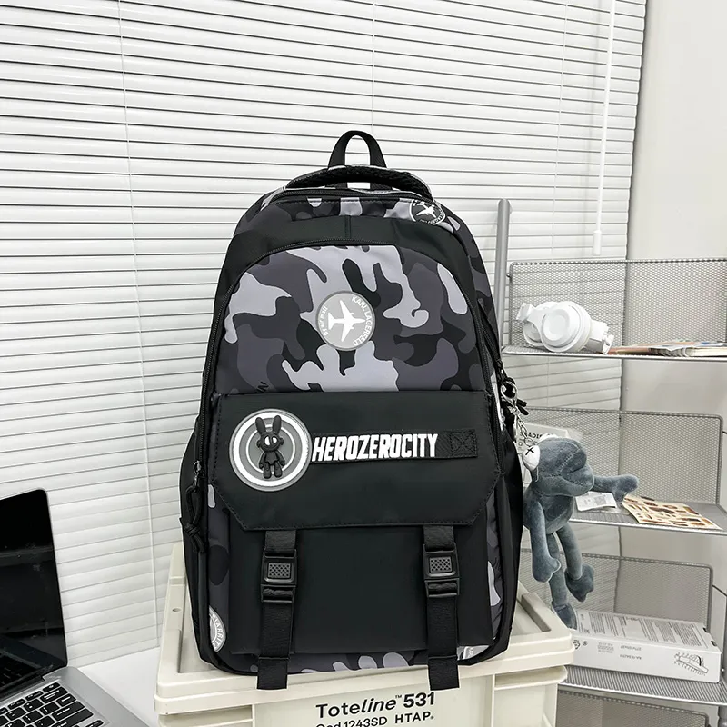 URBAN FOREST Nylon Backpack Men's Multicolor-7