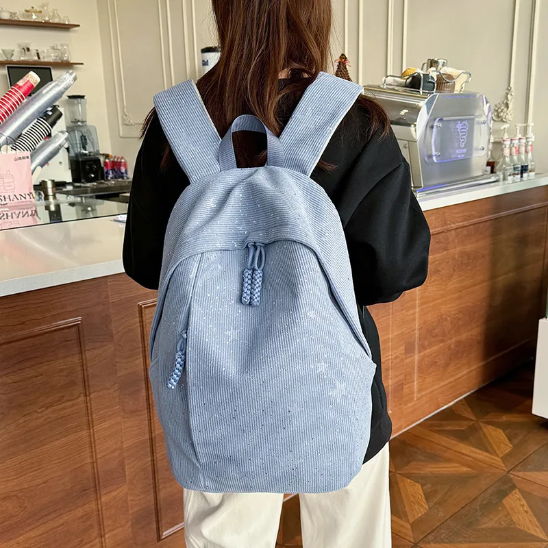 URBAN FOREST Corduroy Backpack Regular Unisex Multicolor-19