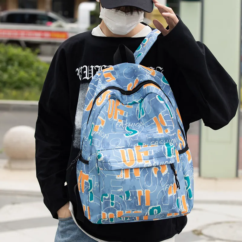 URBAN FOREST Nylon Backpack Unisex Multicolor-18