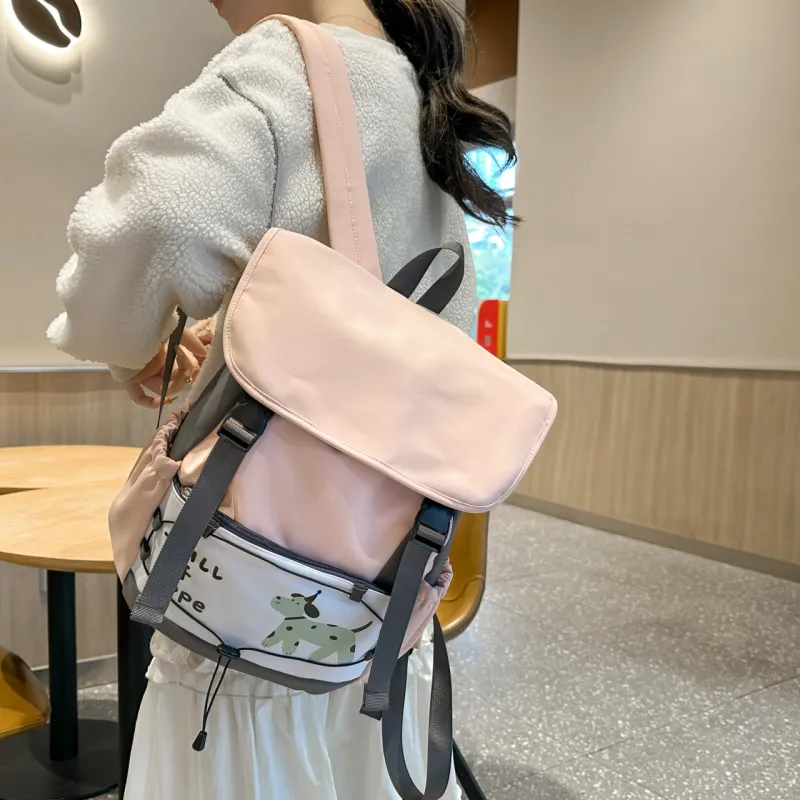 URBAN FOREST Nylon Backpack Unisex Multicolor-13