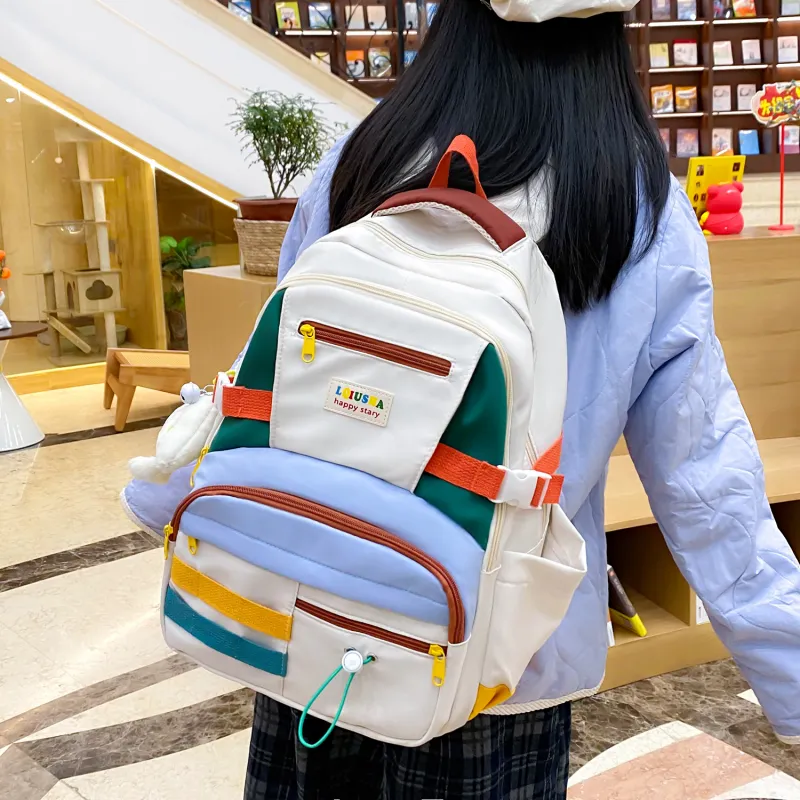 URBAN FOREST Nylon Backpack Regular Unisex Multicolor-11