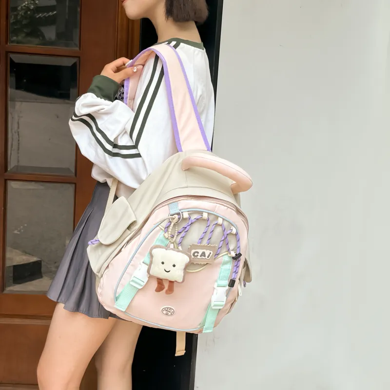 URBAN FOREST Nylon Backpack Women's Multicolor-14