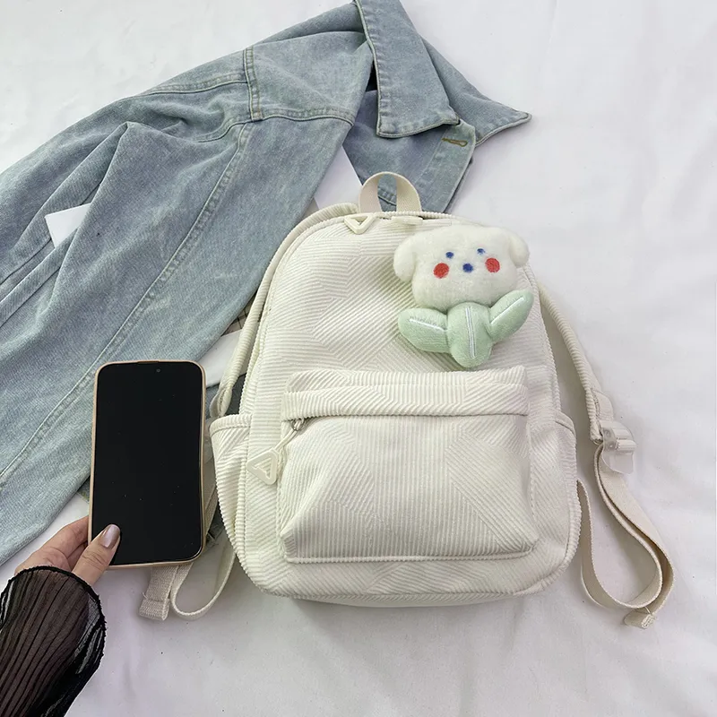 URBAN FOREST Nylon Backpack Women's Pink/Violet/Light Yellow/Light Green/Ivory/Black-2