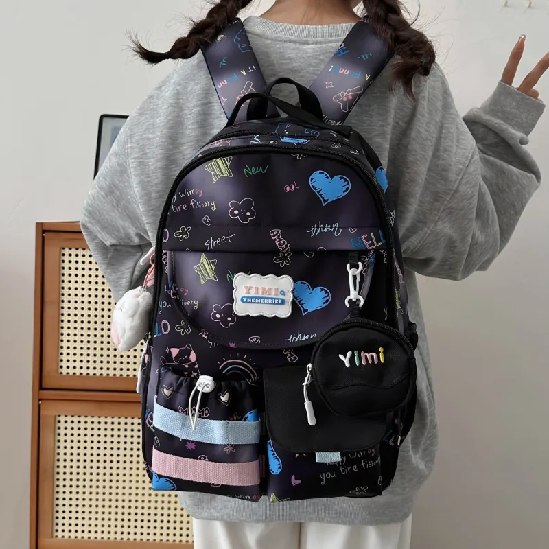 URBAN FOREST Nylon Backpack Women's Multicolor-6