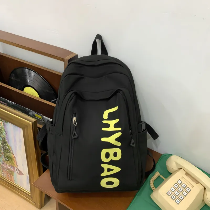 URBAN FOREST Nylon Backpack Women's White/Black/Yellow/Blue/Pink-6