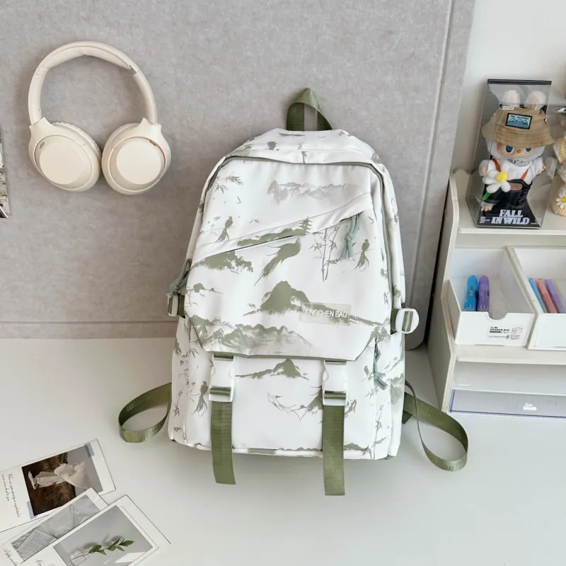 URBAN FOREST Nylon Backpack Unisex Multicolor-11