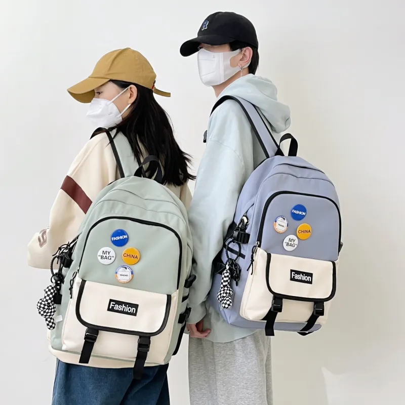 URBAN FOREST Nylon Backpack Regular Unisex White, Black, Green, Blue-13