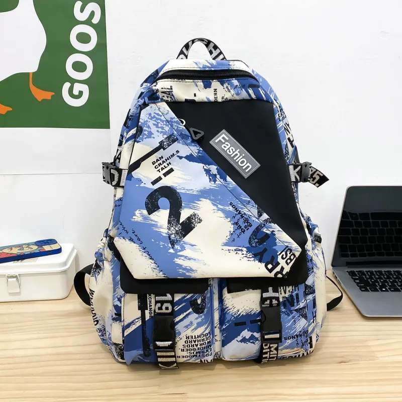 URBAN FOREST Nylon Backpack Unisex Multicolor-14