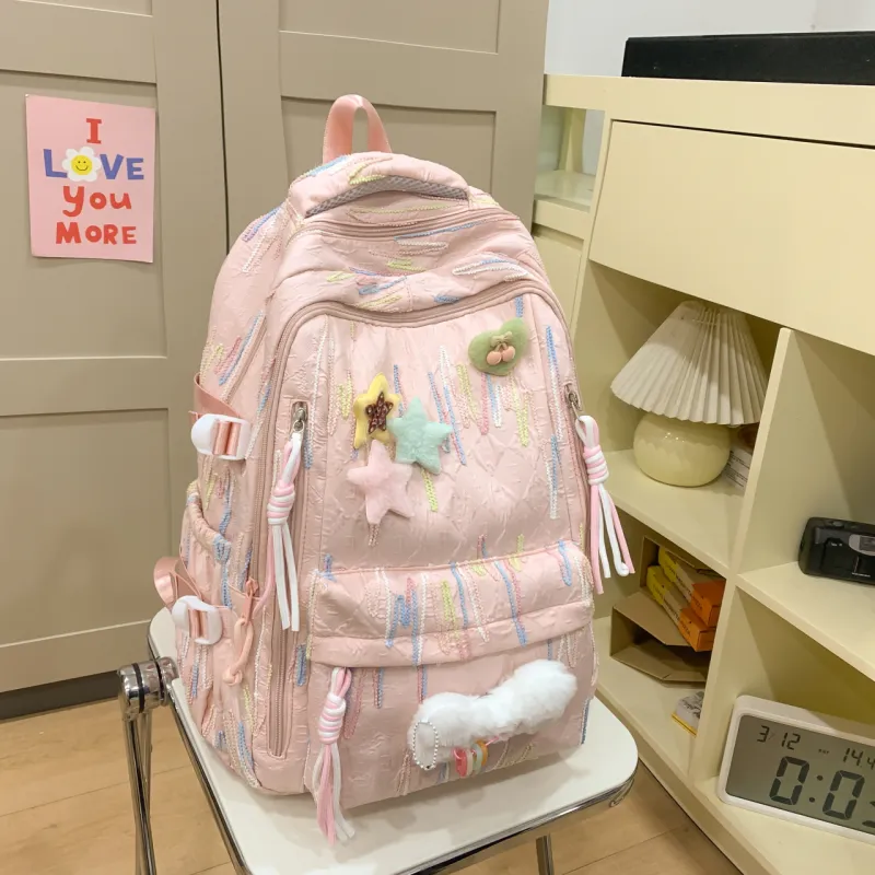 URBAN FOREST Nylon Backpack Tubas Unisex Multicolor-15