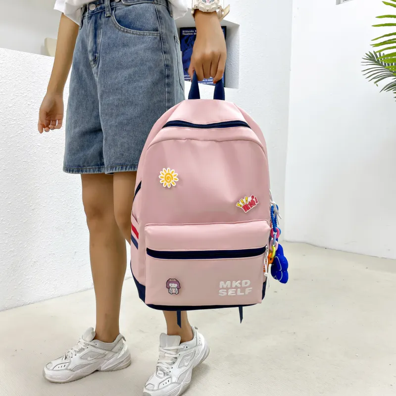 URBAN FOREST Canvas Backpack Unisex Multicolor-1