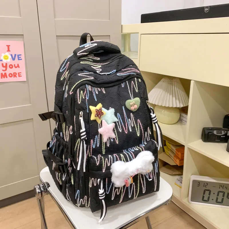 URBAN FOREST Nylon Backpack Tubas Unisex Multicolor-5