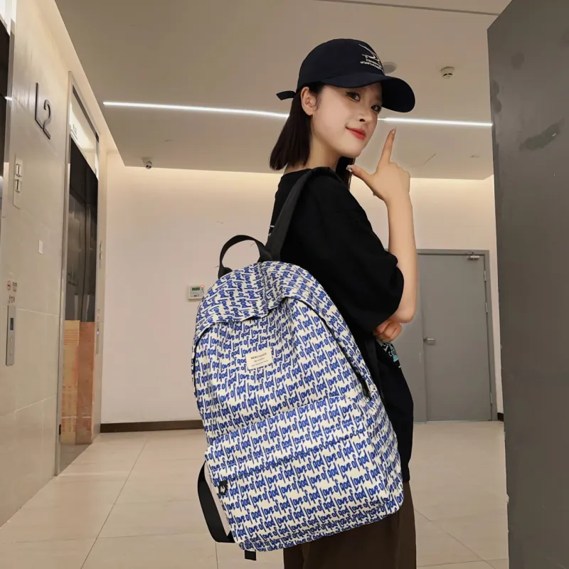 URBAN FOREST Nylon Backpack Unisex Multicolor-7