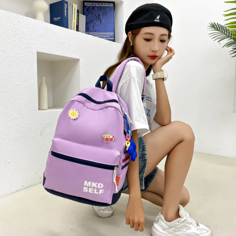 URBAN FOREST Canvas Backpack Unisex Multicolor-7