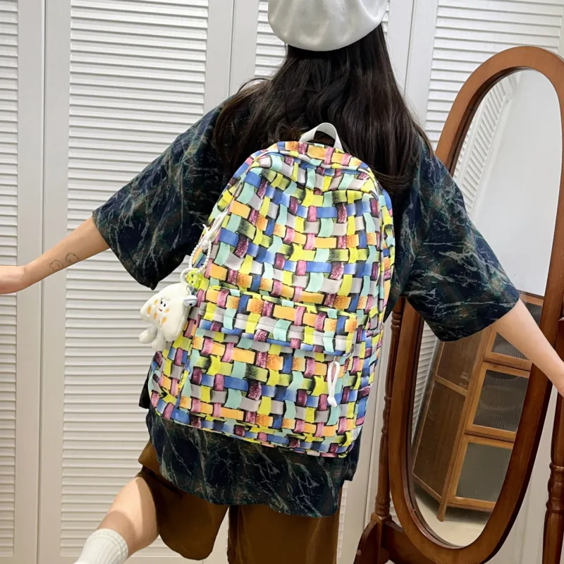 URBAN FOREST Nylon Backpack Unisex Multicolor-18