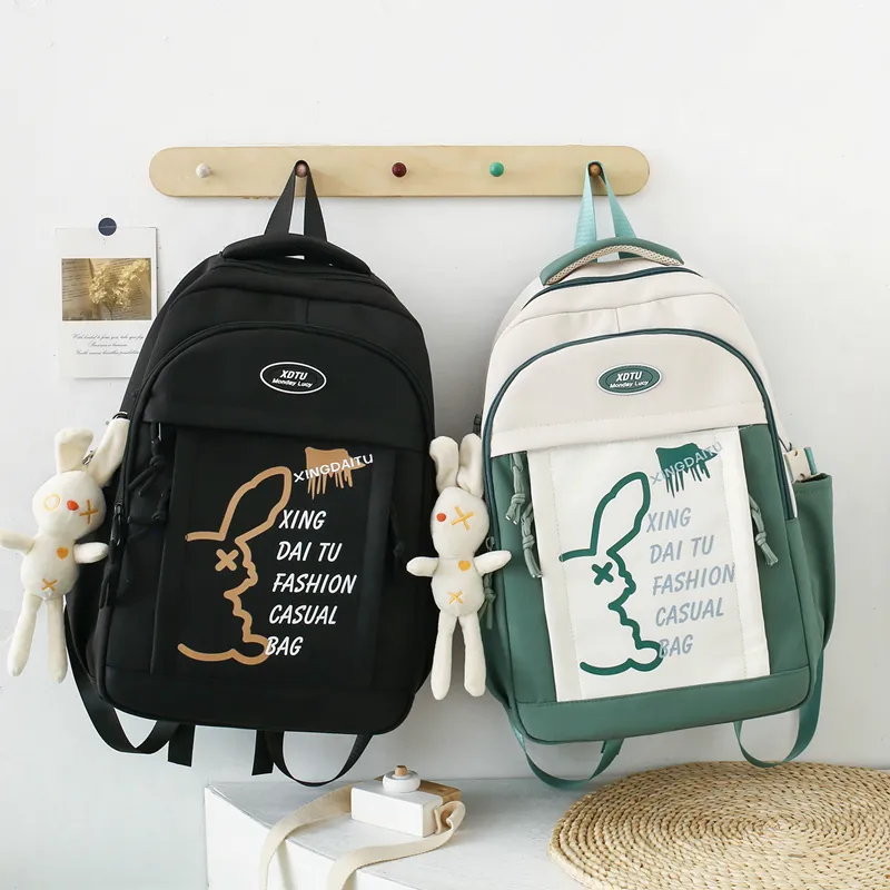 URBAN FOREST Nylon Backpack Unisex Multicolor-4