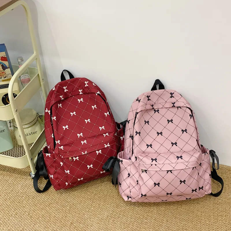 URBAN FOREST Nylon Fabric Backpack Regular Unisex Multicolor-12