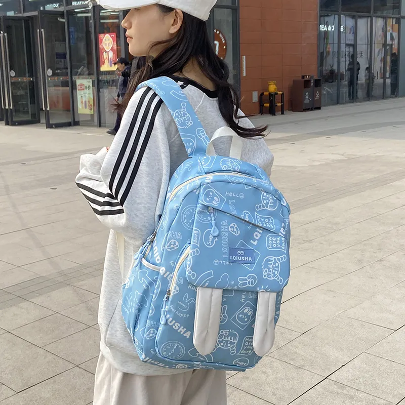 URBAN FOREST Canvas Backpack Regular Unisex Multicolor-13