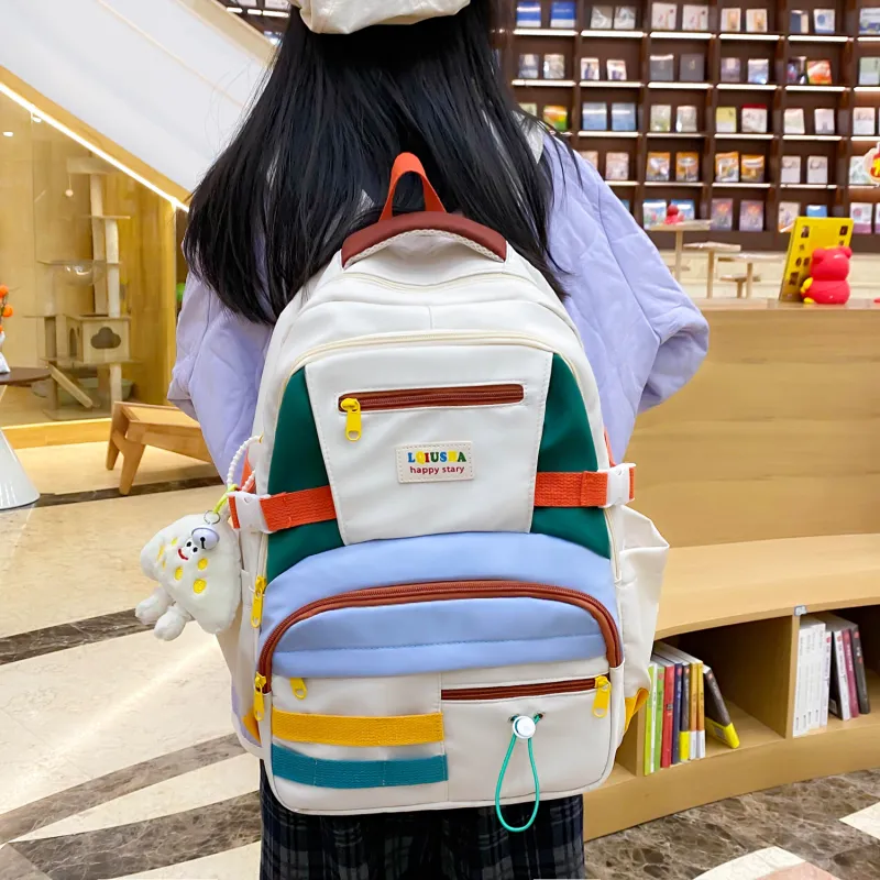 URBAN FOREST Nylon Backpack Regular Unisex Multicolor-12