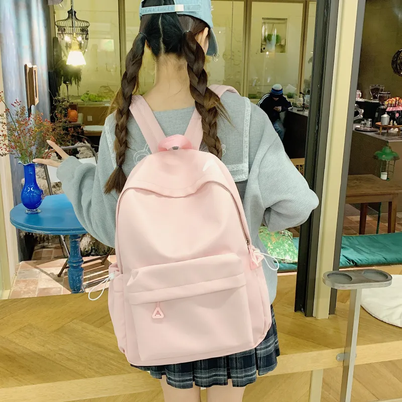 URBAN FOREST Nylon Backpack Regular Unisex White/Black/Yellow/Green/Pink-15