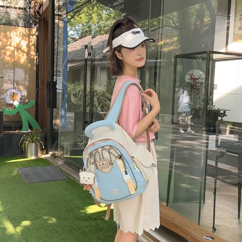 URBAN FOREST Nylon Backpack Women's Multicolor-8