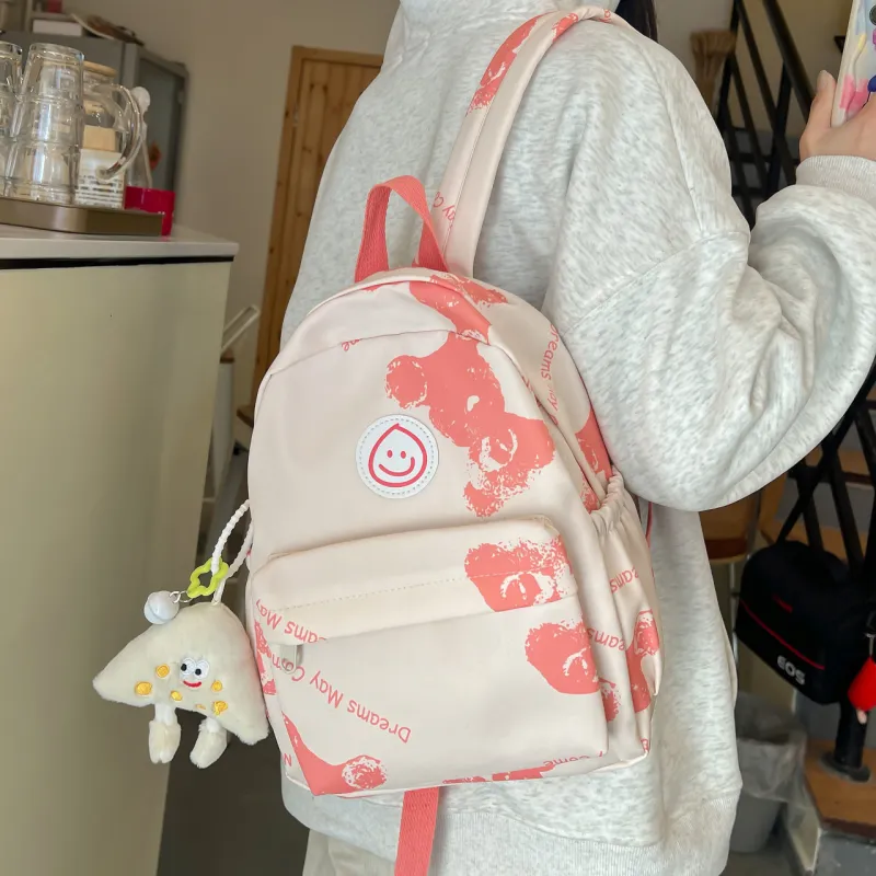 URBAN FOREST Nylon Fabric Backpack Women's Multicolor-6