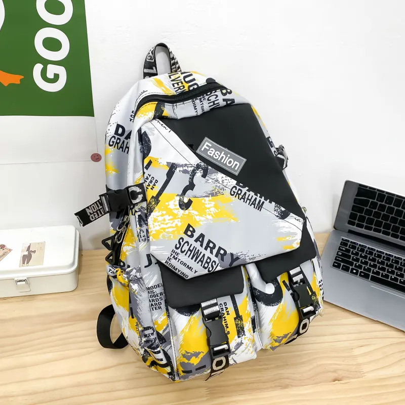 URBAN FOREST Nylon Backpack Unisex Multicolor-7