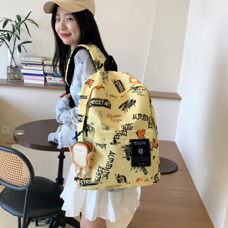 URBAN FOREST Nylon Backpack Unisex Multicolor-14