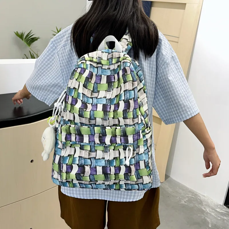 URBAN FOREST Nylon Backpack Unisex Multicolor-11