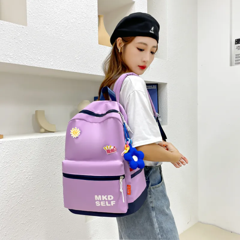 URBAN FOREST Canvas Backpack Unisex Multicolor-6