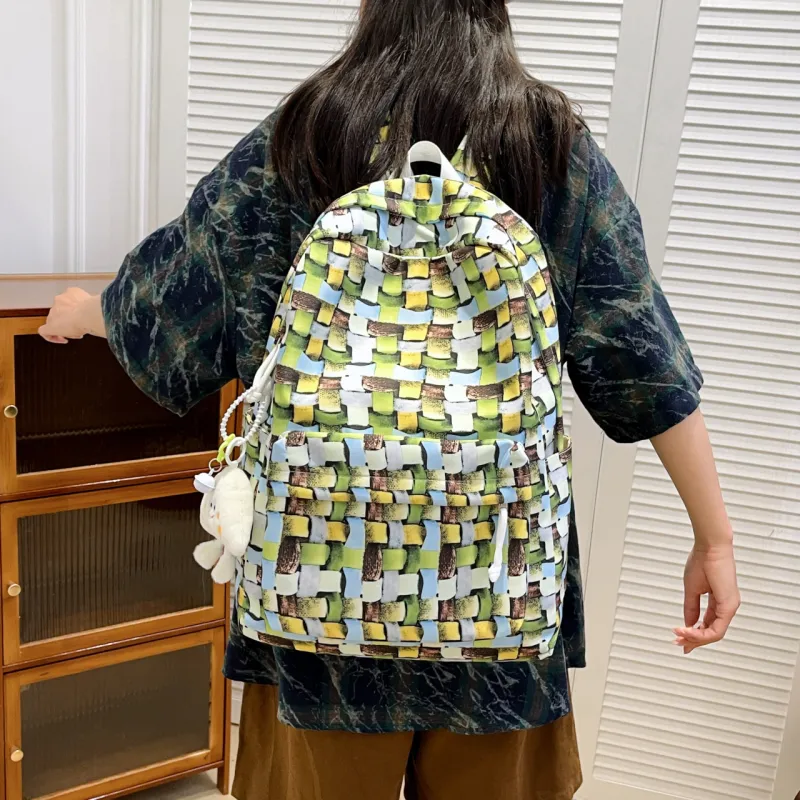 URBAN FOREST Nylon Backpack Unisex Multicolor-6