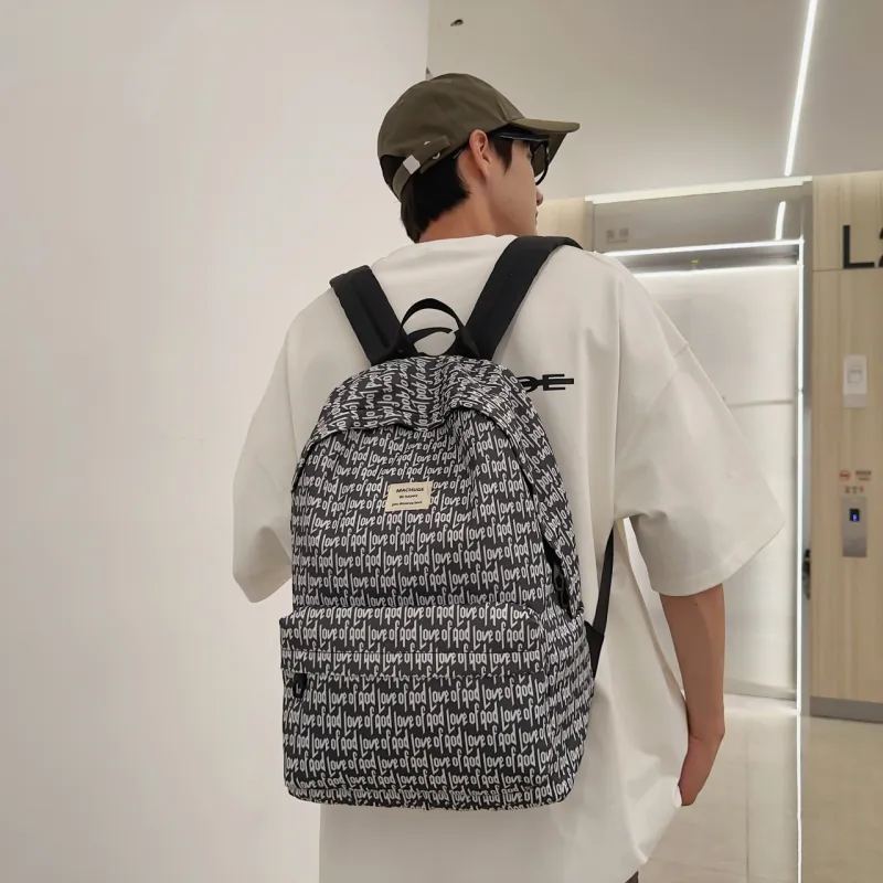 URBAN FOREST Nylon Backpack Unisex Multicolor-12