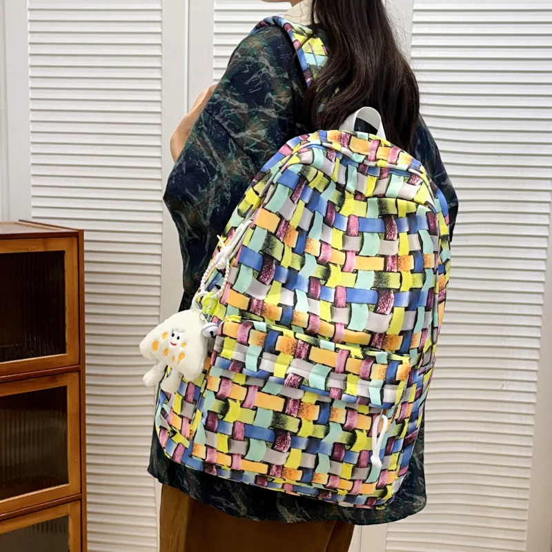 URBAN FOREST Nylon Backpack Unisex Multicolor-19