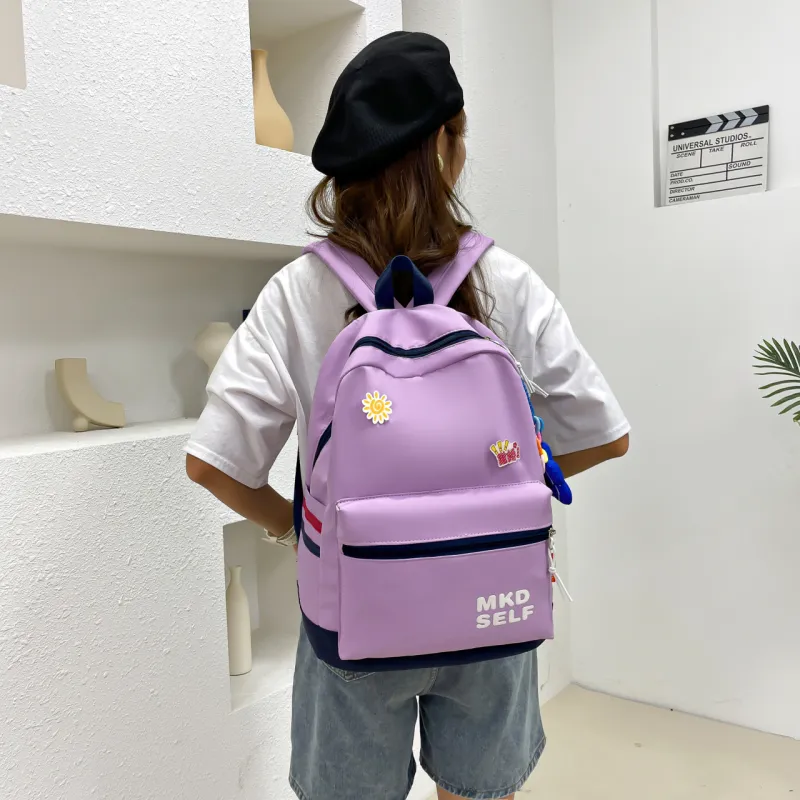 URBAN FOREST Canvas Backpack Unisex Multicolor-8